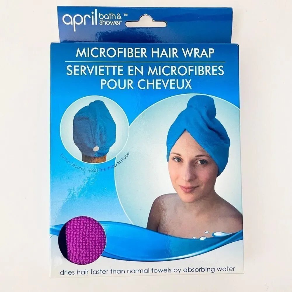 New 9 Microfiber Hair Wrap Hair Towel Pink Yellow